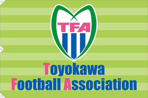 豊川サッカー協会　協会旗